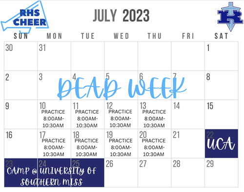 SUMMER SCHEDULE 
